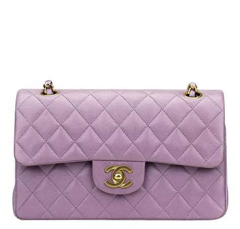 chanel purple flap bag|chanel flap bag agneau.